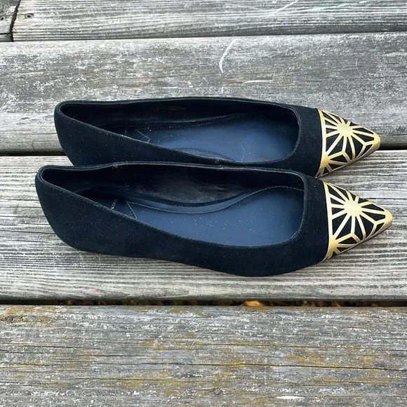 Brian Atwood Flats Pointy Toe 6.5 - Picture 5 of 9